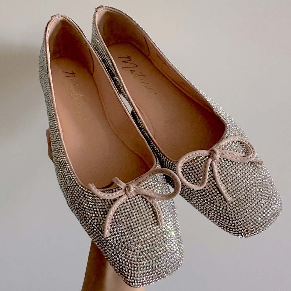 Stunning Jeweled Ballet Flats